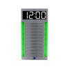 Image of Algo 8190S IP Speaker - Clock & Visual Alerter displaying time and green strobe light.