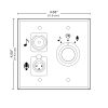 1205 Allgo Audio Interface dimensions