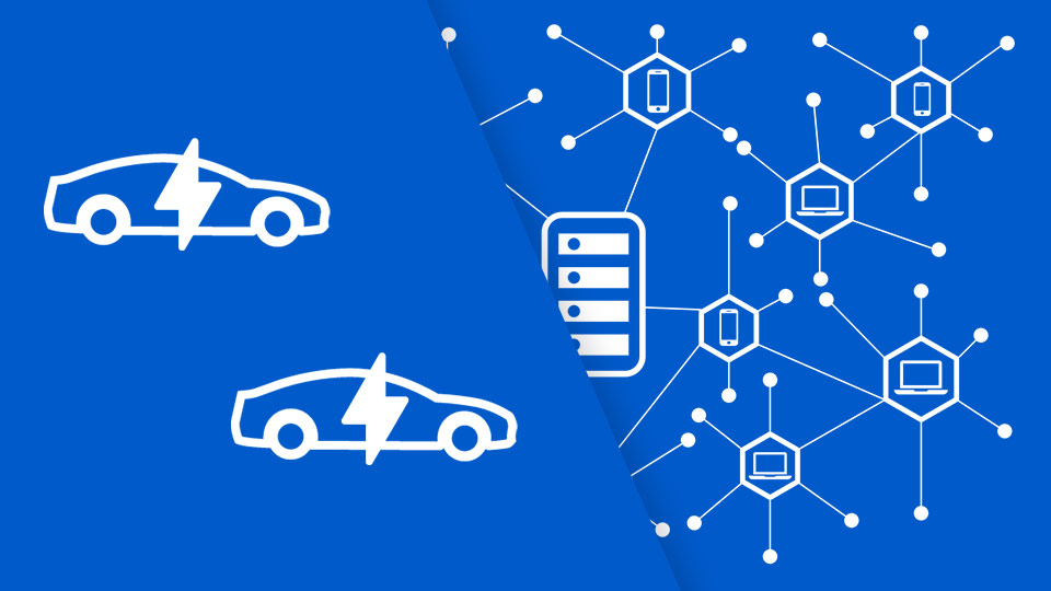 Visual to highlight relation between eMobility and Blockchain