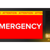 Emergency alerting screen for PA systems