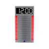 IP Speaker with clock and red strobe light flasher and alerter