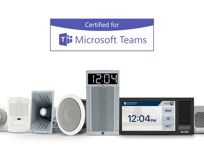 Microsoft Teams-certified Algo endpoints